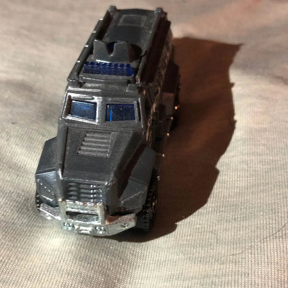 Mattel Gray SWAT Police Vehicle